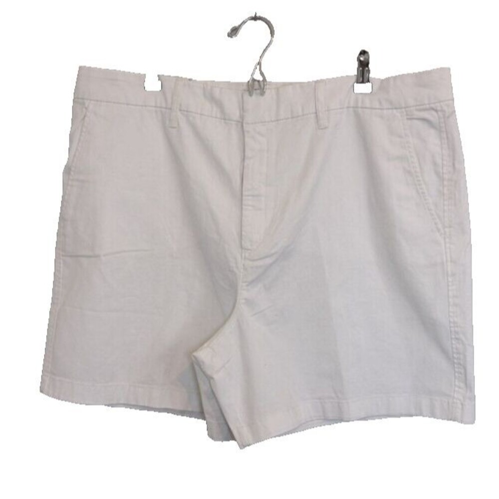 Anne Klein Jeans Women's Chino Shorts In White Size 22